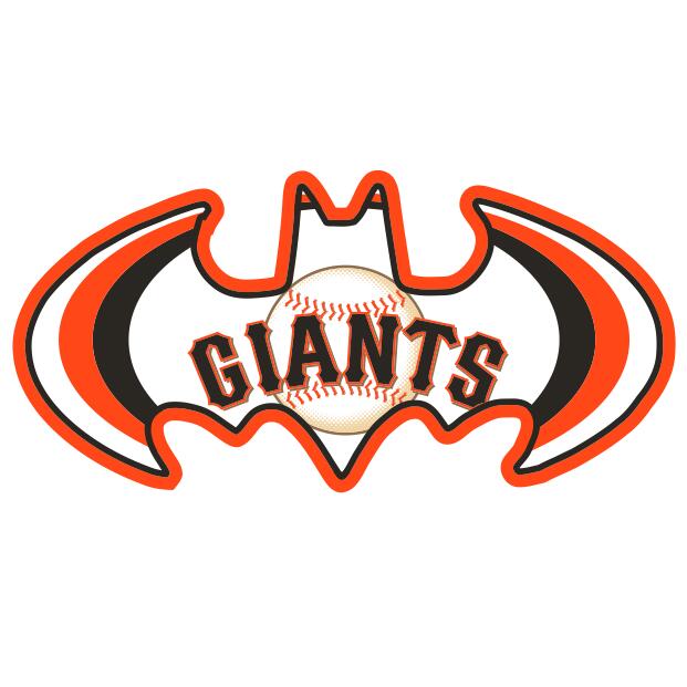 San Francisco Giants Batman Logo DIY iron on transfer (heat transfer)